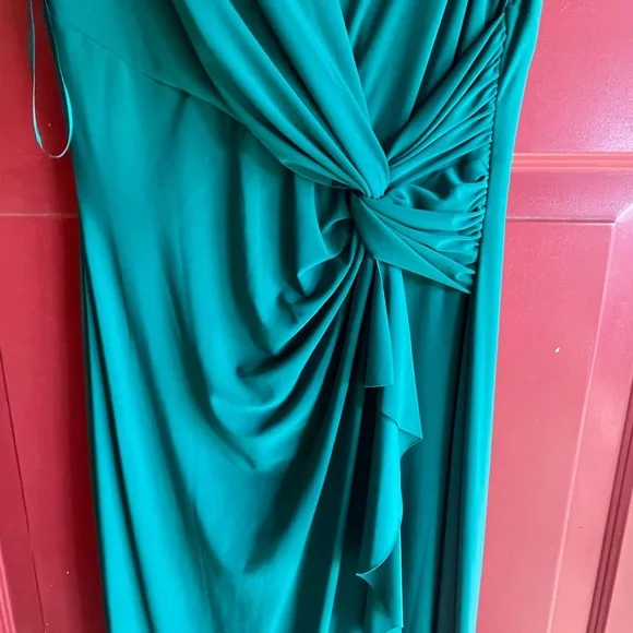 Lauren Ralph Lauren Teal Maxi Dress - Picture 3 of 8